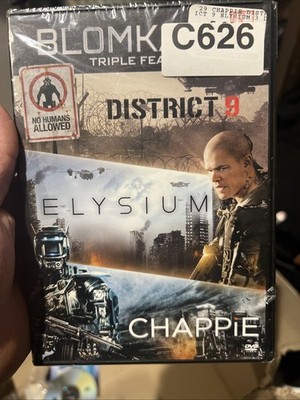 Chappie / District 9 / Elysium - (DVD) Jodie Foster, Matt Damon