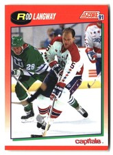 1991-92 Score Canadian English #228 Rod Langway