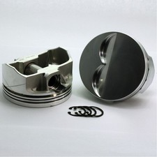 Dss Piston Set 3-2400-4155 4.155 Bore -5cc Flat Top For Chevy 400 Sbc Dss Piston Set 3-2400-4155 4.155 Bore -5cc Flat Top For Chevy 400 Sbc