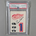 1986 Topps Stickers GORDIE HOWE "Hall of Famer" #15 PSA/DNA Auto Authentic