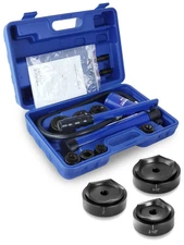 Hydraulic Knockout Punch Electrical Conduit Hole Cutter Set KO Tool Kit 1/2 to 2