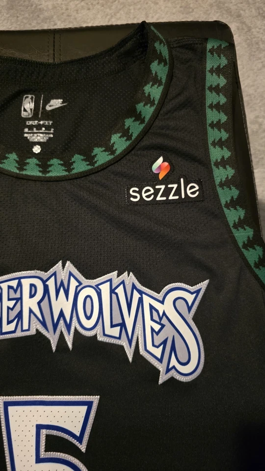 Camiseta cosida Anthony Edwards Minnesota Timberwolves Nike 2025 edición clásica Foto 4 de 4