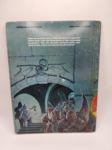 Libro da colorare ufficiale Dungeons & Dragons vintage 1979 (a colori) - Foto 7 di 24