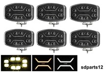 6x LED Fernscheinwerfer 46W 12/24V + Position...