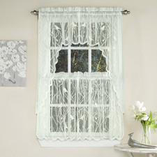 Sweet Home Collection 5 Pc Kitchen Curtain Set Swag Valance Choice Of 24