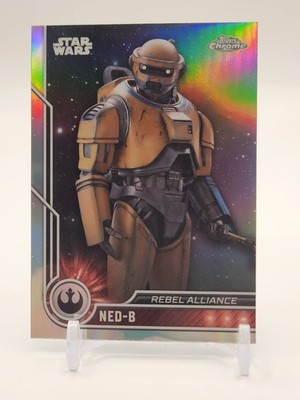 2023 Topps Chrome Star Wars Ned-B Refractor #18