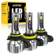 9005+H11 Combo LED LED CSP Headlight Kit 40000LM Light Bulbs Hi/Low Beam 6500K