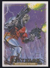 2024 UD Skybox Marvel Masterpieces '92 Platinum Canvas Parallel #28 Deathlok