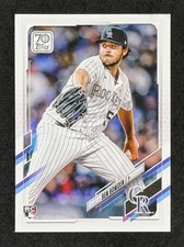 Ben Bowden RC 70th Anniversary Topps Update US298 2021 Rockies Rookie Card