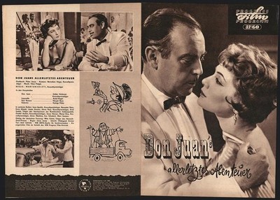 Filmprogramm PFP Nr. 37/60, Don Juans allerletztes Abenteuer, Zoltán Várkonyi,  