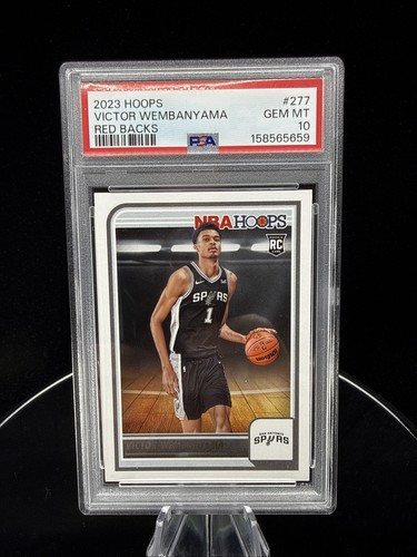 Victor Wembanyama [Red Back] #277 2023 Panini Hoops card