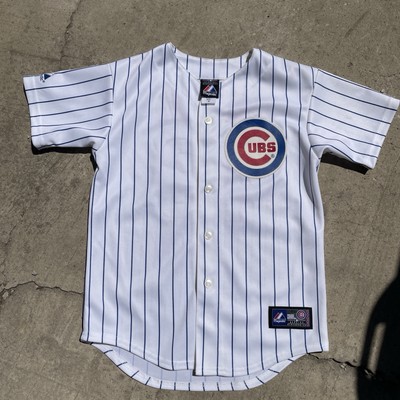Majestic Authentic Collection MLB Chicago Cubs #49 Carlos Marmol Jersey Youth M