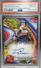 2024 Bowmans Best Travis Bazzana #B24-TBA Auto Gold Mini Diamond /50 GEM MT 10