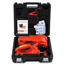 5 Ton 12V Electric Hydraulic Car Jack Lift Kit Impact Wrench for Emergency Tyre