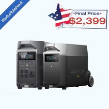 EcoFlow DELTA Pro Power Station+Extra Battery...