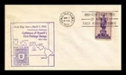 US COVER CENTENARY OF HAWAII'S FIRST POSTAGE STAMPS FIRST DAY SLOGAN CANCEL