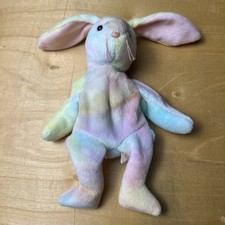 TY Beanie Baby HIPPIE the Tie-Dyed Bunny 8.5  Stuffed Animal Toy