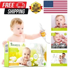 Nasal Aspirator Baby. CLINICALLY Tested, Safe and Gentle. Baby Nose Sucker wi...