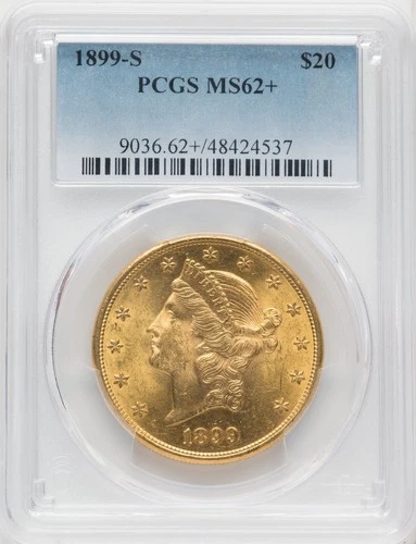1899-S Liberty Double Eagle — photo from the most recent tracked eBay sale