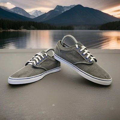 Vans Atwood Low Women's Size 7 Castlerock Canvas Trainers Sneakers Shoes Gray