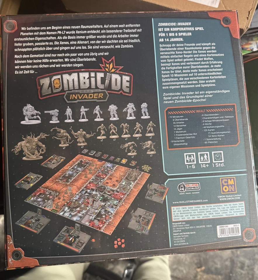 Zombicide: Invader [Grundspiel] deutsch - Neu in Folie - Bild 2 von 2