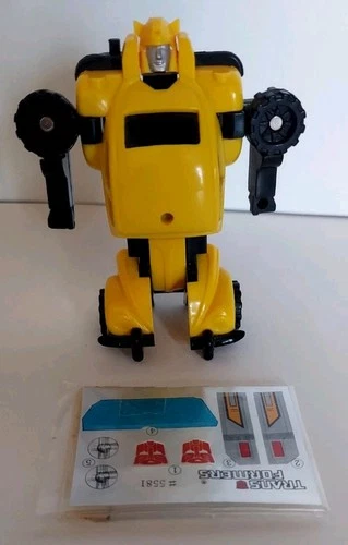 VTG 1989 Takara Hasbro Autobot  Bumblebee Transformers, Macau with stickers
