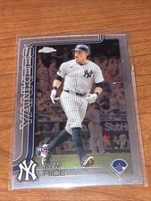 2025 Topps Chrome Update Sapphire Ben Rice #USC138 Yankees Rookie RC Card
