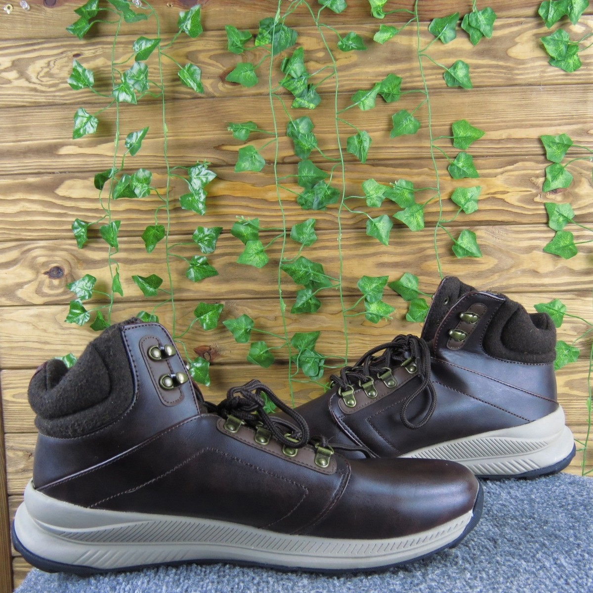 Khombu Nick Brown Synthetic Snow Boots Men