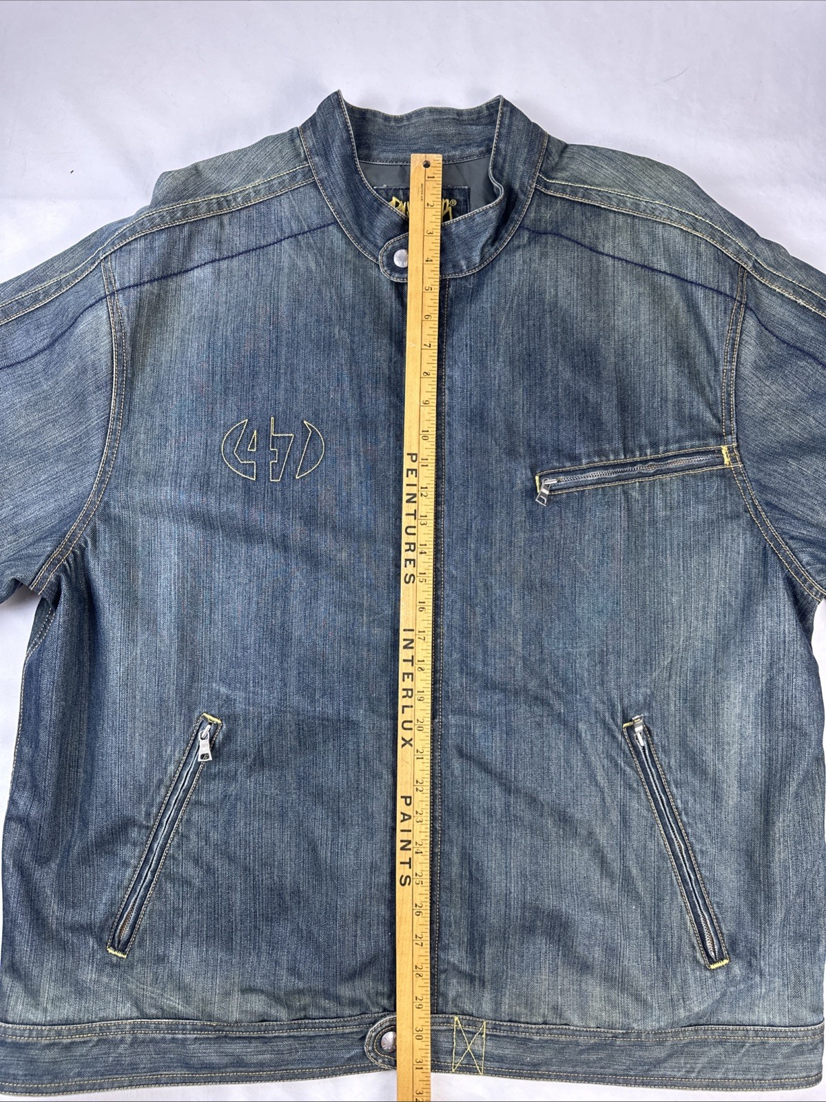 Levi’s SilverTab Sample Denim Jacket Quilted Embr… - image 3