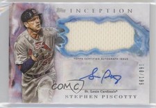 2017 Topps Inception 60/199 Stephen Piscotty #IAP-SP Patch Auto 1u6