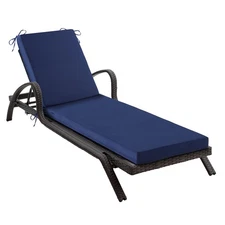 Chaise Lounge Cushions Outdoor, Waterproof Lounge Chair Cushion, 80x 26x 3 In...