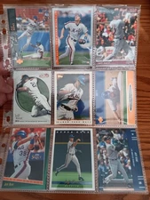 Lot of 9 Jeff Kent baseball cards Mets Giants Dodgers Astros