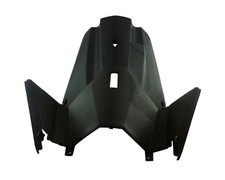 Verkleidung Beinschild schwarz, passt für Generic XOR, XOR 2 50ccm Ersatz Roller
