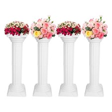 4 Pcs Wedding Roman Column Landscaping Pillars Set Elegant Wedding Event