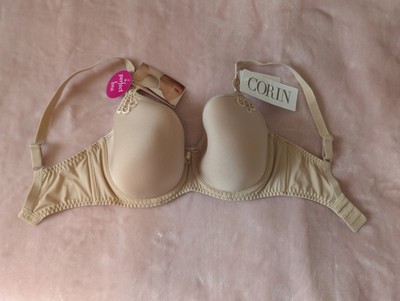 Corin Virginia Moulded Bra Skin 65F (28E) Nude Beige New with Tags