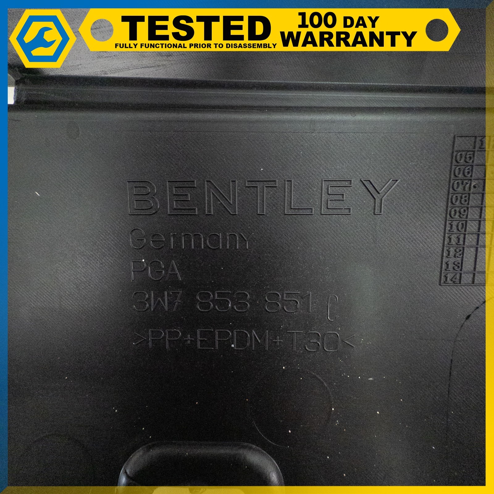 Bentley Continental GT 2003-2013 LEFT Running board