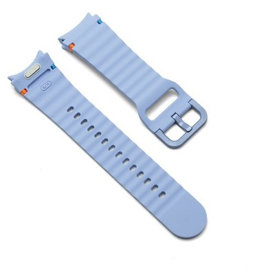Wave Stitched Silicone Band with Button Design for Samsung Galaxy Watch 4/5/6/7