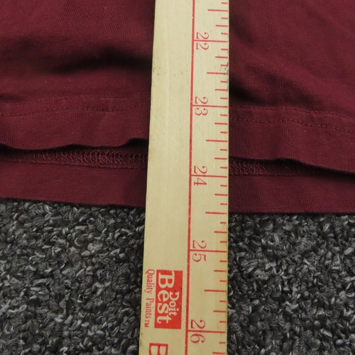 Michael Kors Poloshirt Herren Large Burgundy Maroon MK Logo Kurzarm Freizeit - Bild 6 von 8