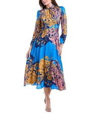 Elie Tahari The Raquel Silk-Blend Dress Women's