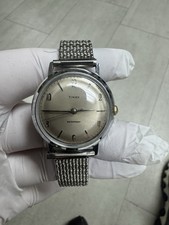 Vintage Rare Manual Wind TIMEX Waterproof Win...