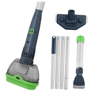 Rechargeable Pool & Spa Hot Tub Vacuum Cleaner - Dual Mode & Magnetic Green