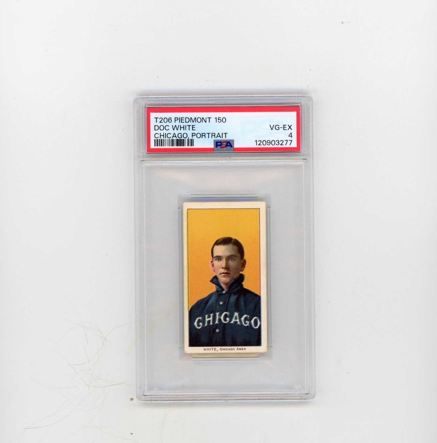 1909-11 T206 PSA 4++ Doc White Portrait Chicago White Sox Piedmont Series 150