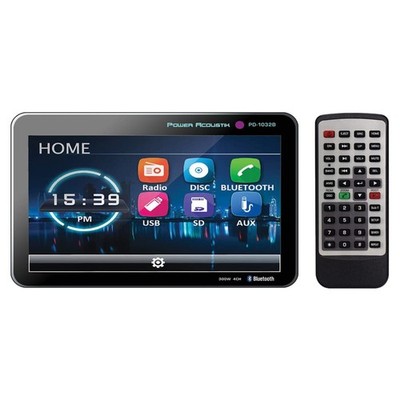 Power Acoustik PD-1032B 2-Din Source Unit with Bluetooth/Detachable 10 Inch LCD