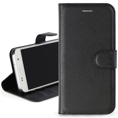Executive Leder Wallet Cover Schutzhülle für Samsung Galaxy A5 (2017)