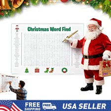 Jumbo Christmas Word Search Poster Family Christmas Event Christmas Game NEW