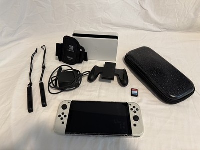 Nintendo Switch & Accessories - OLED Model - 64GB/White