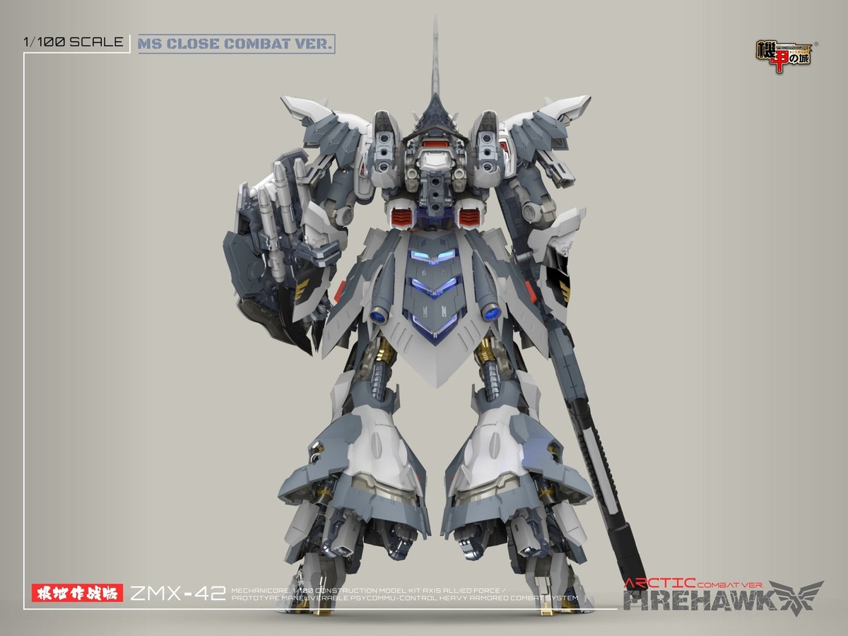 IN STOCK! Mechanicore 1/100 ZMX-42 Firehawk the Arctic Combat Mode