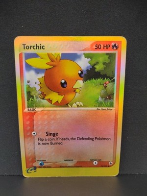 Pokémon TCG Torchic EX Ruby and Sapphire 74/109 Reverse Holo Common MP