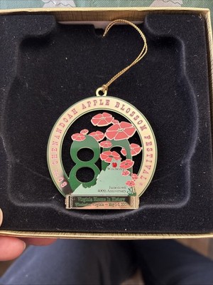 Shenandoah Apple Blossom Festival 2007 Souvenir Ornaments - Metal Winchester VA