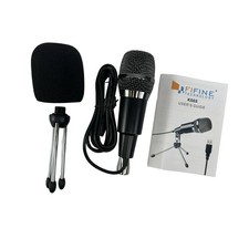 NEW Fifine Technology K668 USB Microphone With Tripod Stand  User Guide